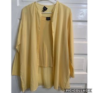 Eileen Fisher 100% Cotton Button Down Blouse M